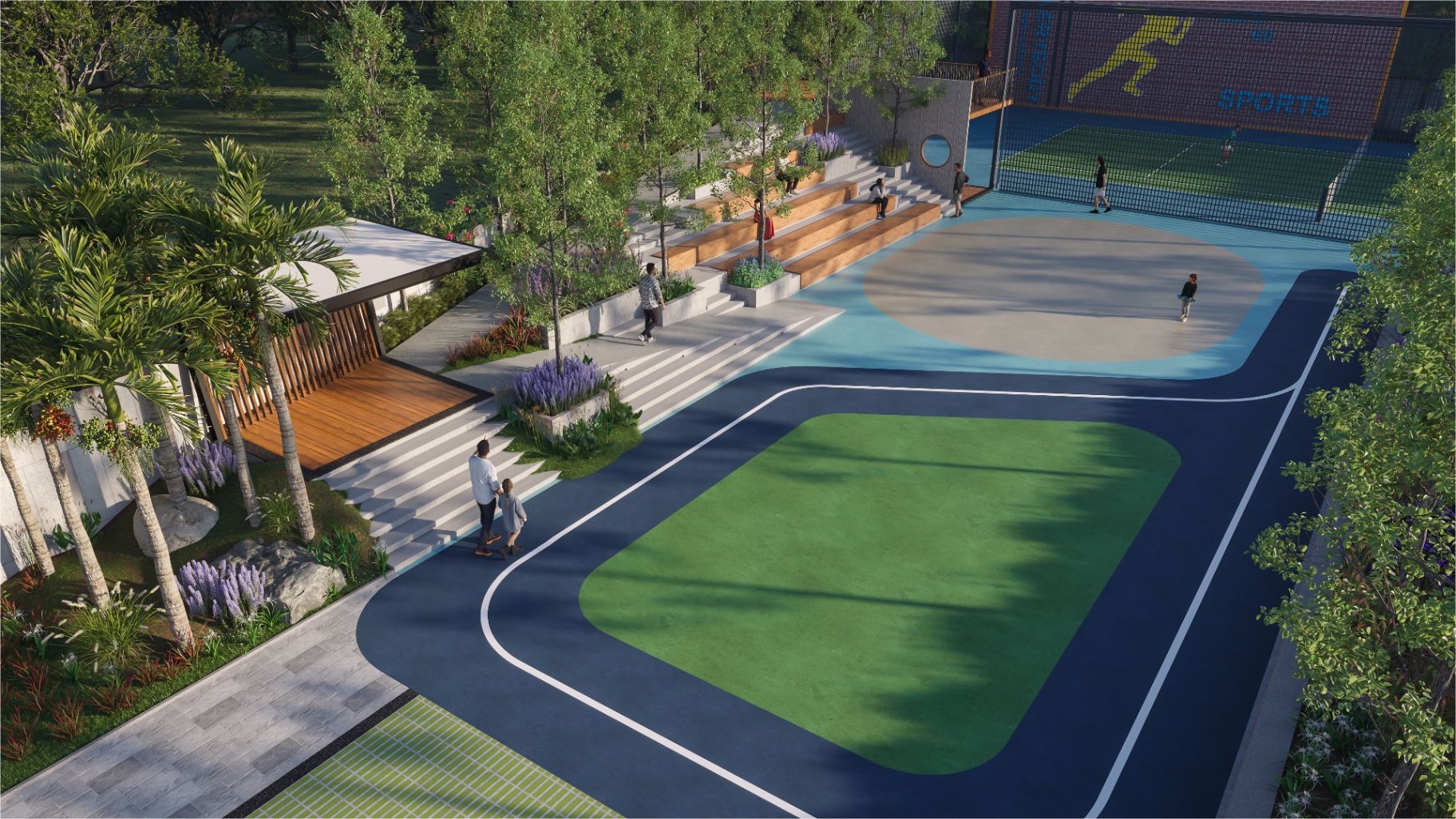 Trim Trail at Aspire Aarna