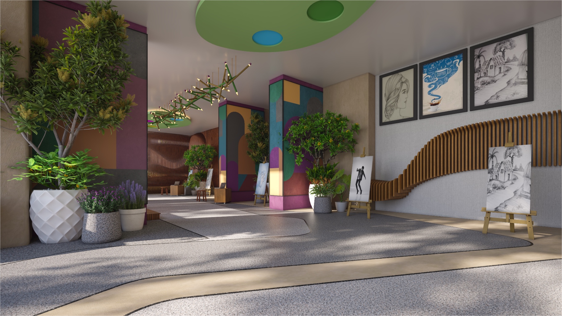 Art Studio at Aspire Aarna